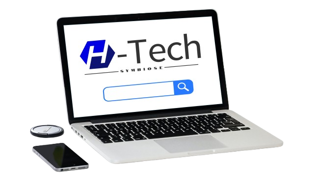 HTech Symbiose laptop illustration